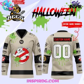 -Berkshire Bees x Ghostbusters Halloween 2024 Hockey Jersey