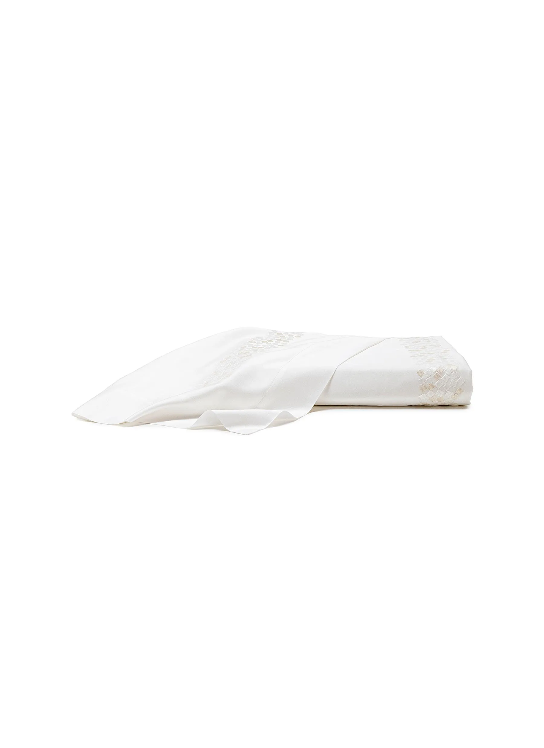 -----------FRETTE  ---- ------------ ----Glimmer Embroidery Queen Size Duvet Cover — Beige --