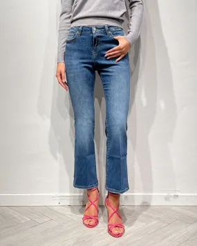 -JEANS FLARE BOOTCUT BLU MEDIO – GISELE – VICOLO