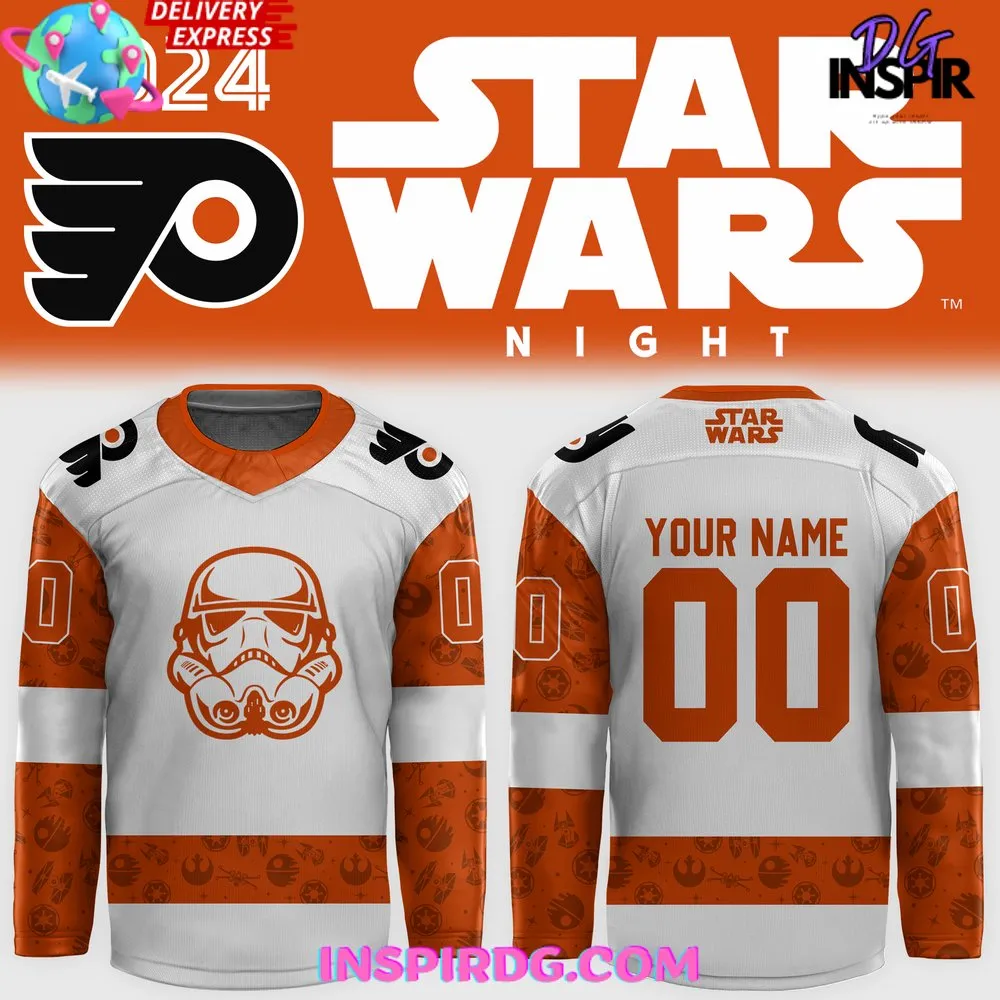 -Philadelphia Flyers x Star Wars Night 2024 Hockey Jersey