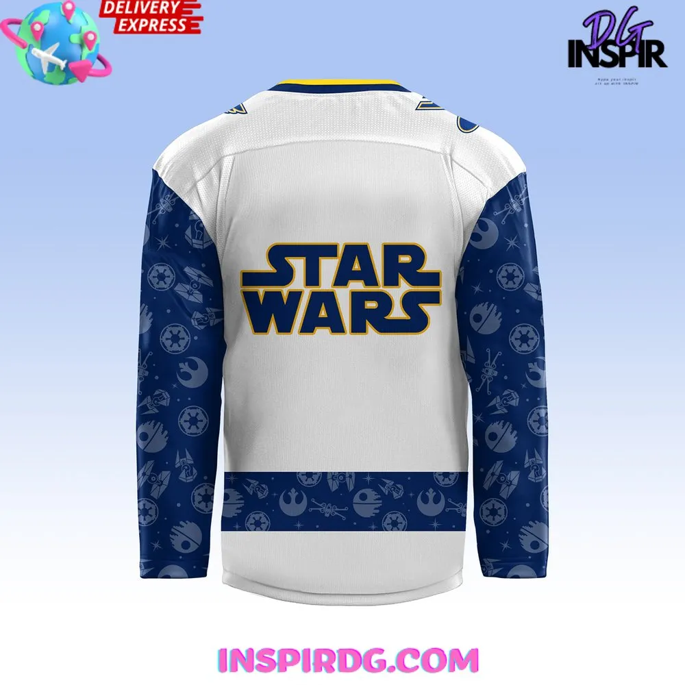 -St. Louis Blues x Star Wars Night 2024 Hockey Jersey