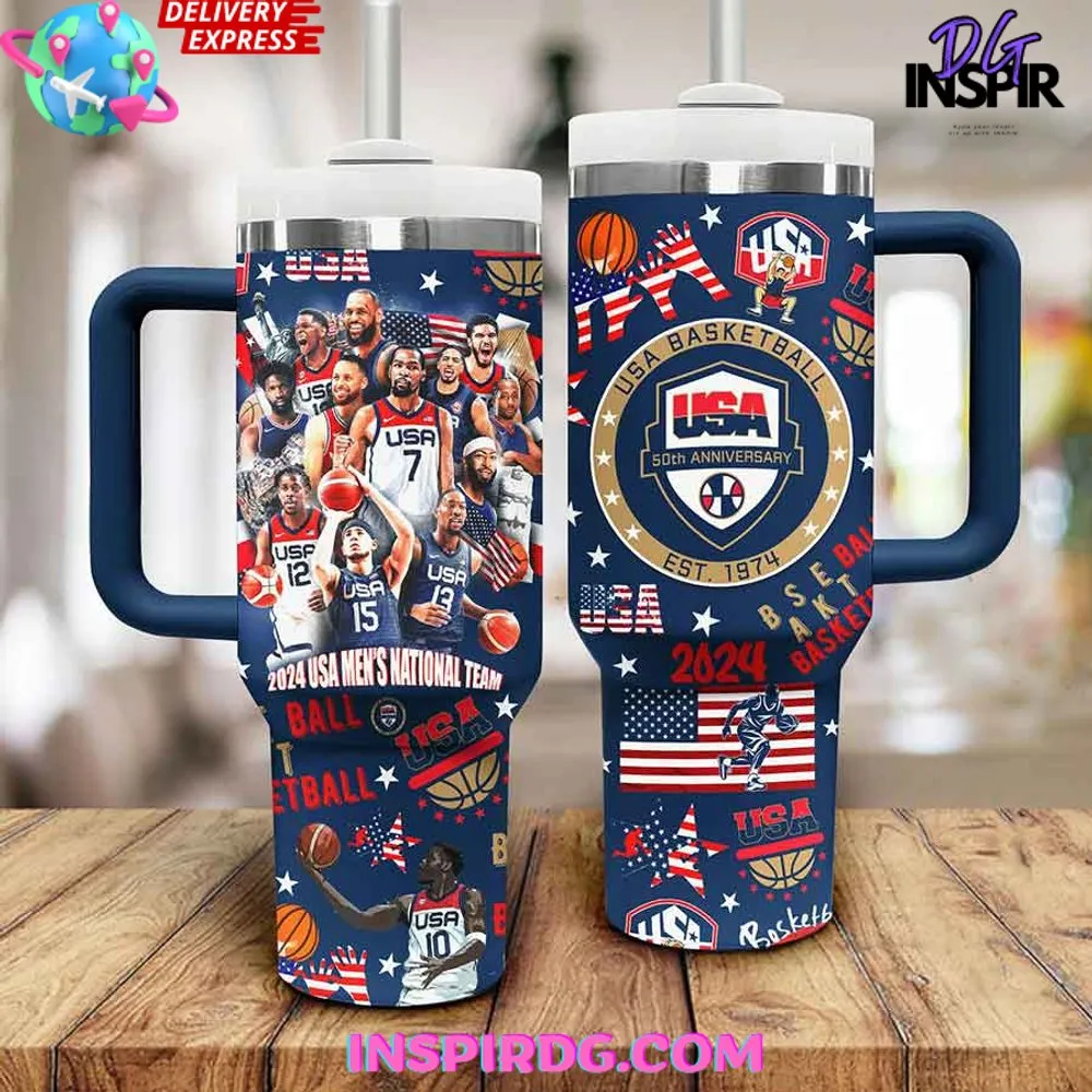 -USA Basketball 50th Anniversary Stanley Tumbler Cup