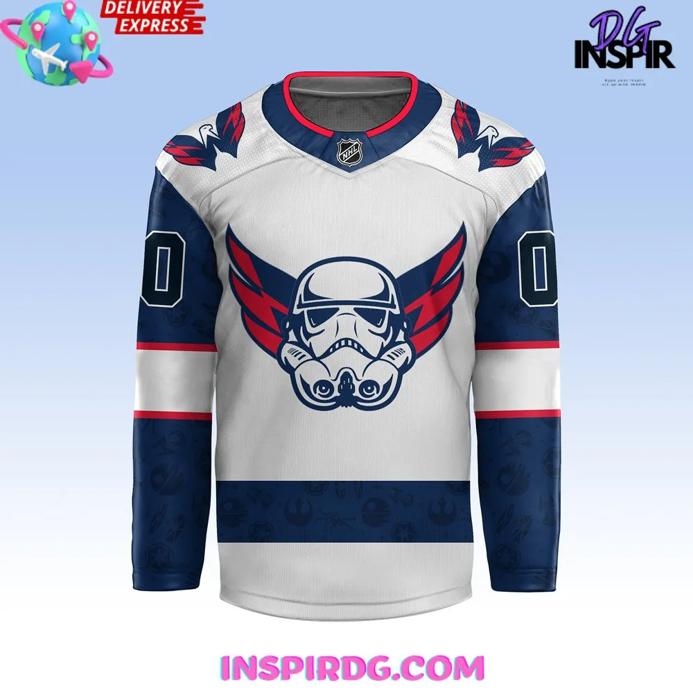 -Washington Capitals x Star Wars Night 2024 Custom Hockey Jersey