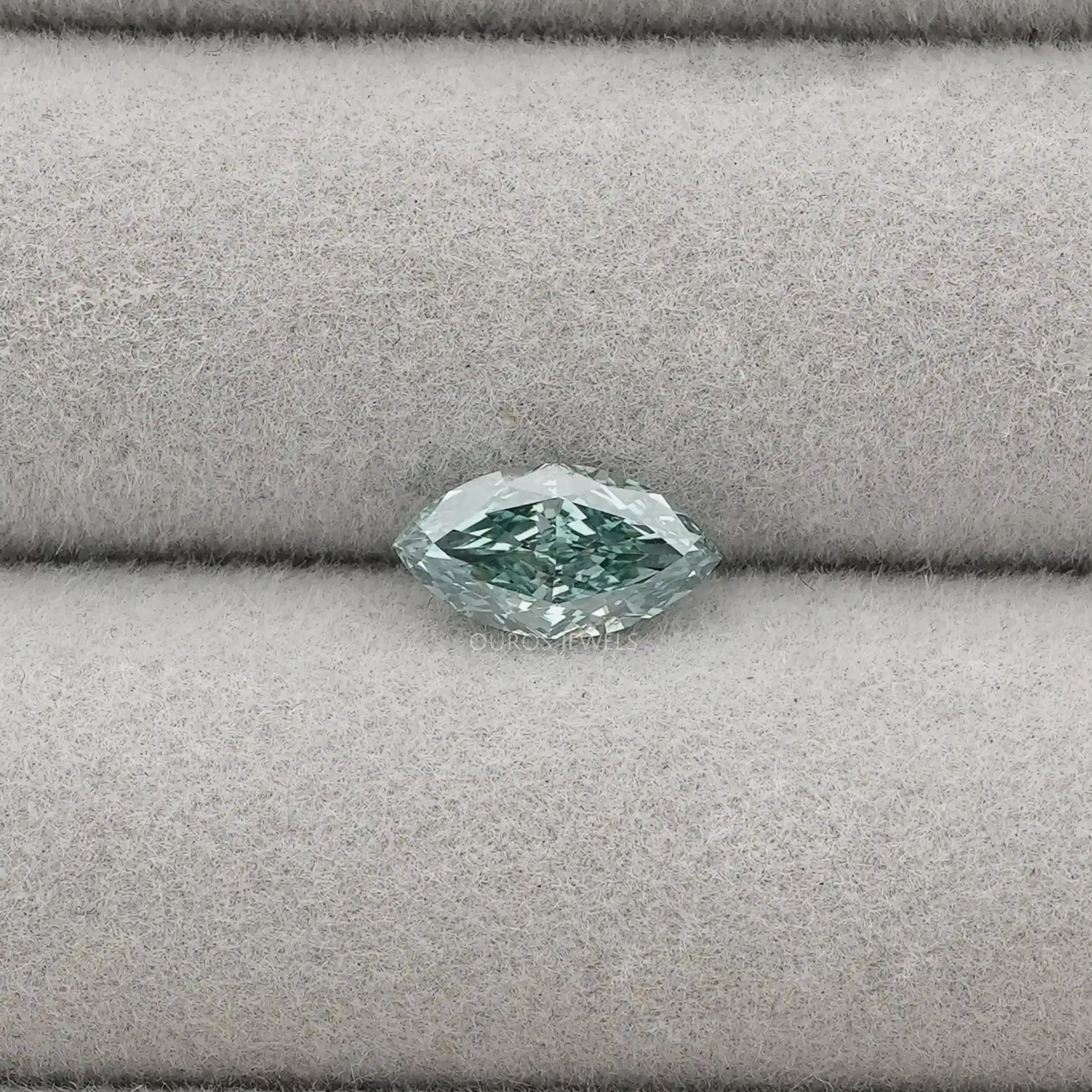 1.25 Carat Green Marquise Cut Lab Created Diamond