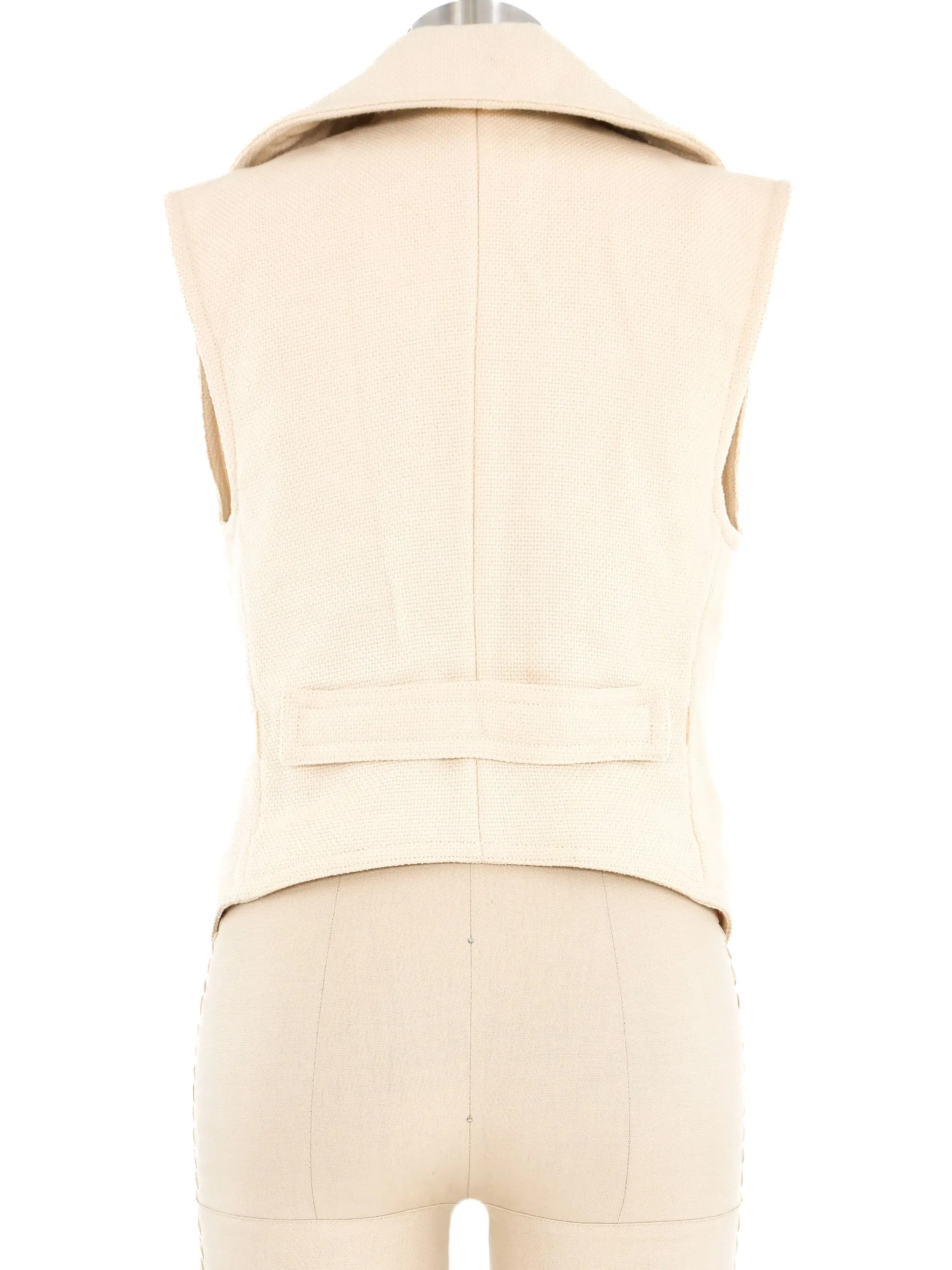 2003 Balenciaga Cream Vest