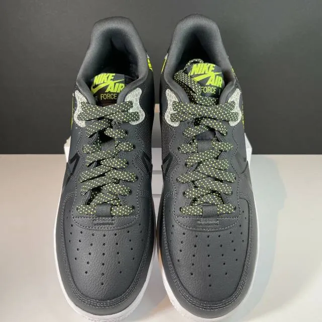 3m x nike air force 1 react lx anthracite volt