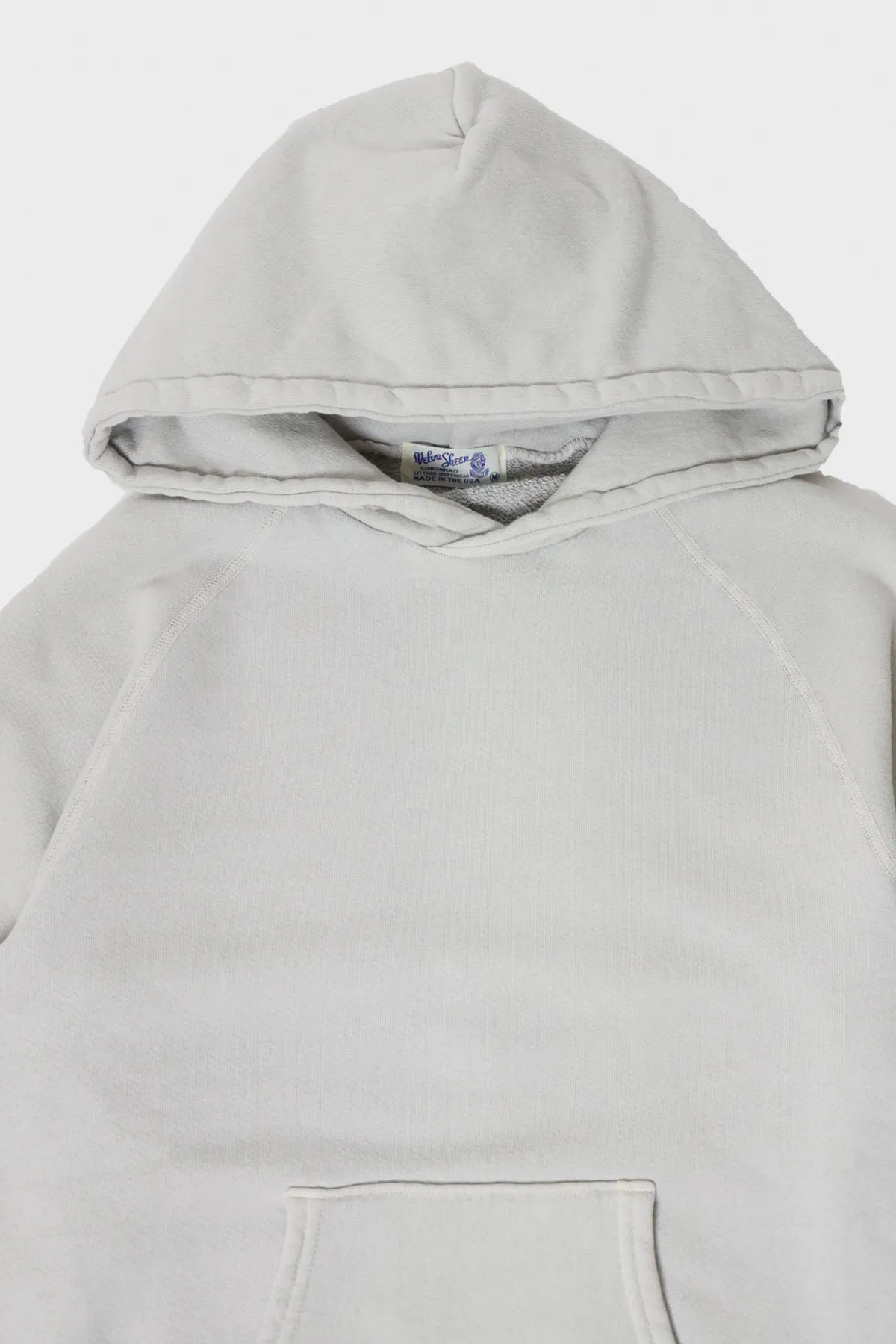 8oz Pigment Freedom Pullover Hoodie - Grey