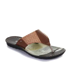 A-HA By Liberty 2137-A1 Men Casual Tan Slippers