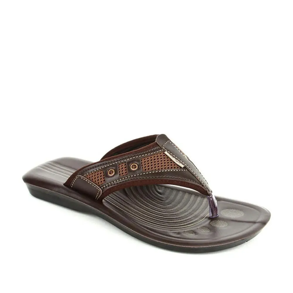 A-HA By Liberty CT-001 Men Casual Brown Slippers