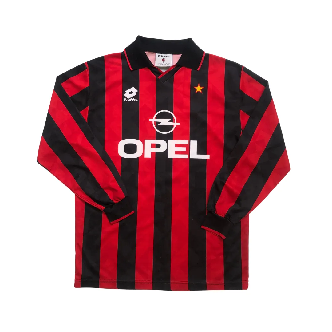 AC Milan 1995 Original Lotto Home Football Shirt Large