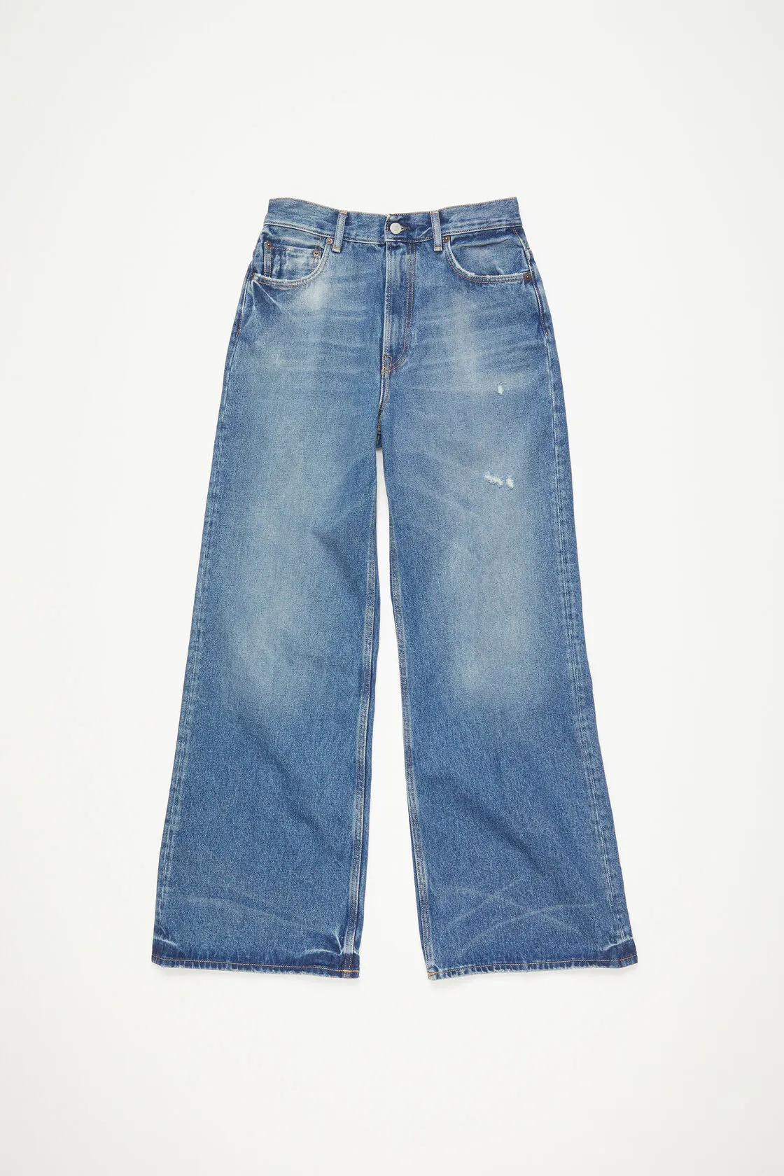 Acne Studios Relaxed Fit Jeans - 2022F (Mid Blue)