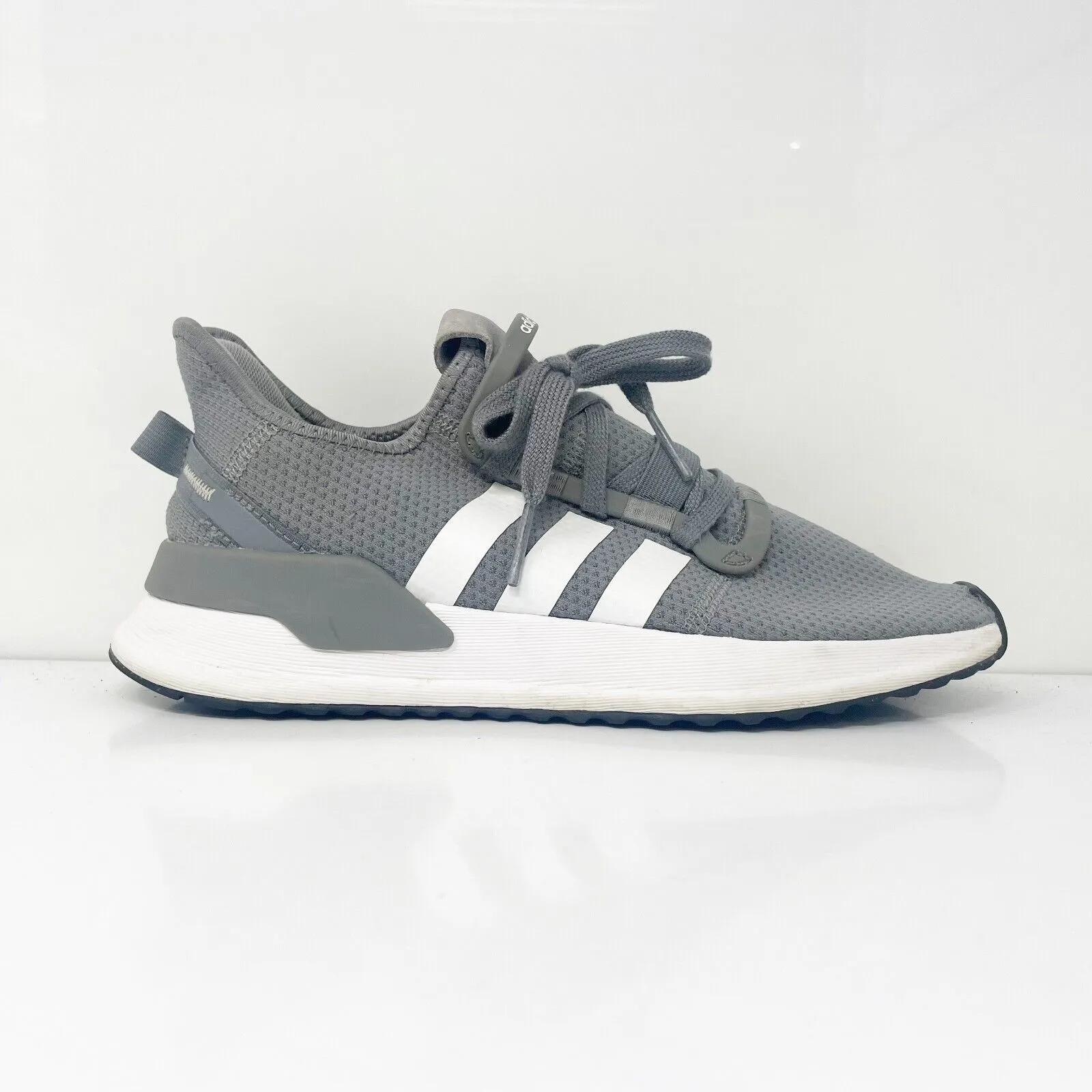 Adidas Boys U Path Run G28111 Gray Running Shoes Sneakers Size 7