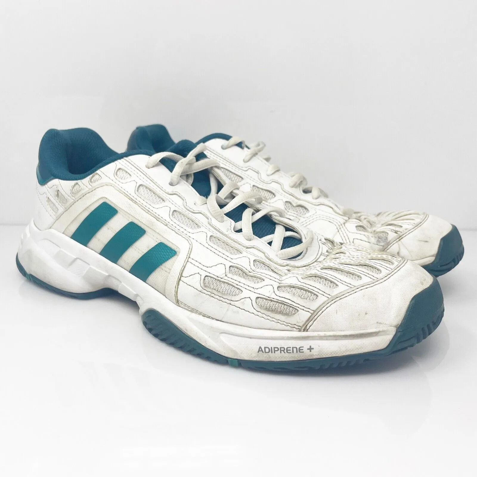 Adidas Mens Barricade Court 2 AF6782 White Running Shoes Sneakers Size 10.5