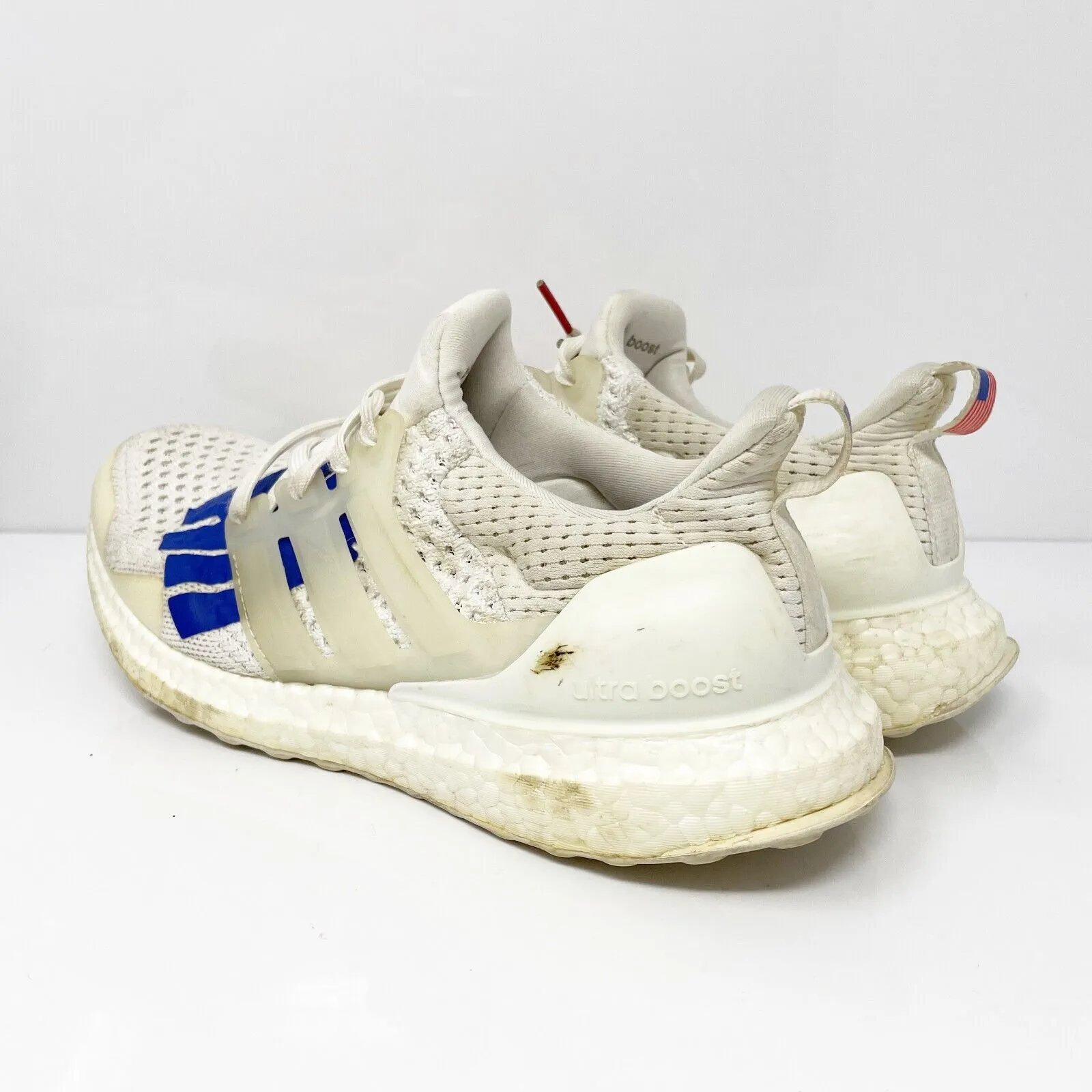 Adidas Mens UltraBoost 1.0 EF1968 White Running Shoes Sneakers Size 6