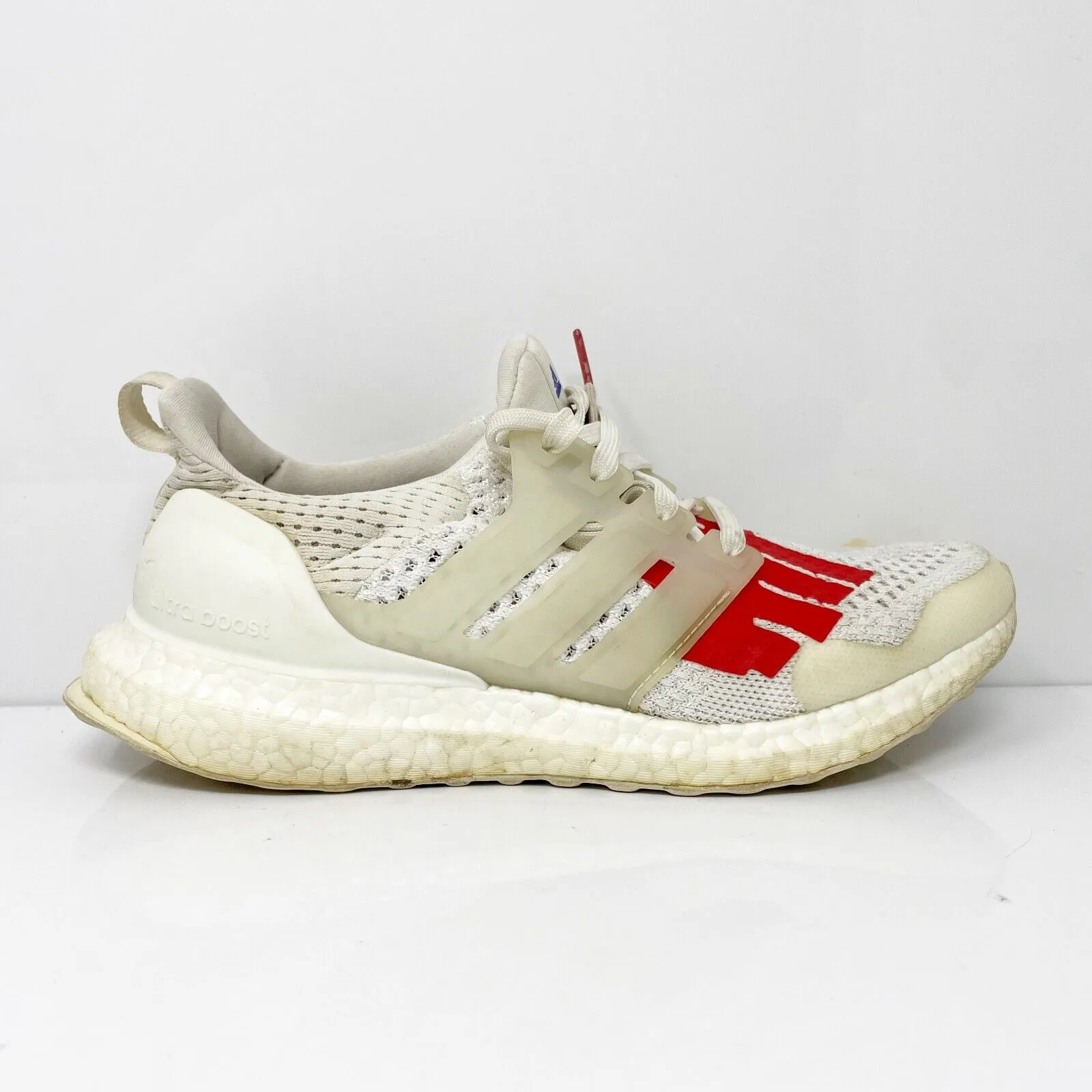 Adidas Mens UltraBoost 1.0 EF1968 White Running Shoes Sneakers Size 6