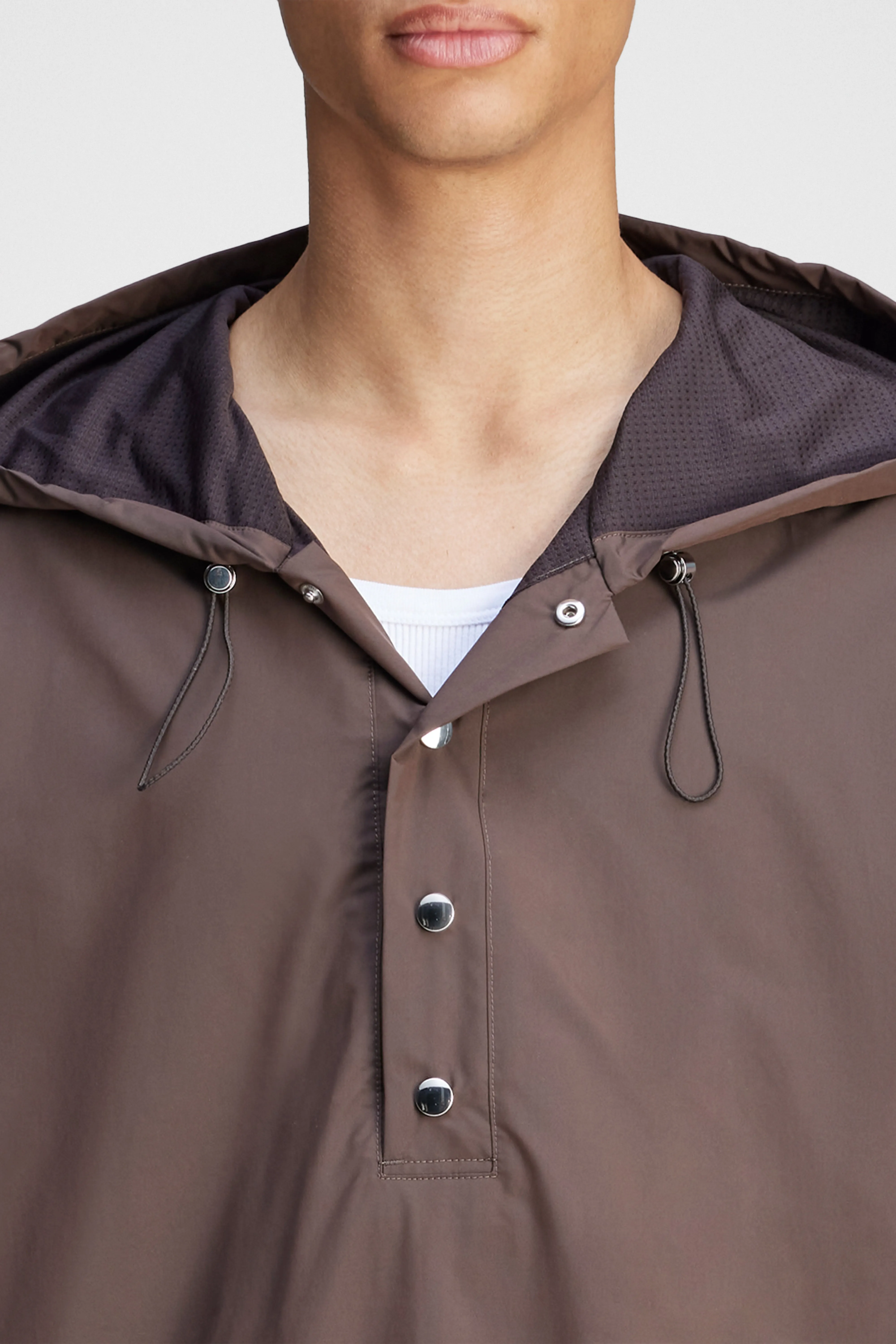 adidas Originals by Wales Bonner Nylon Anorak Night Brown