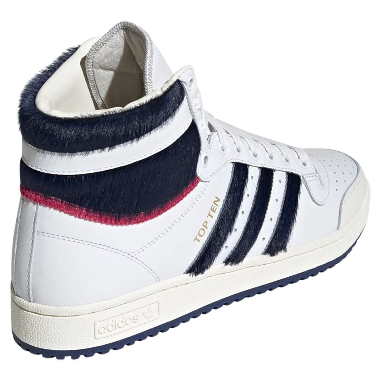 adidas Originals Top Ten Trainers - White & Faux