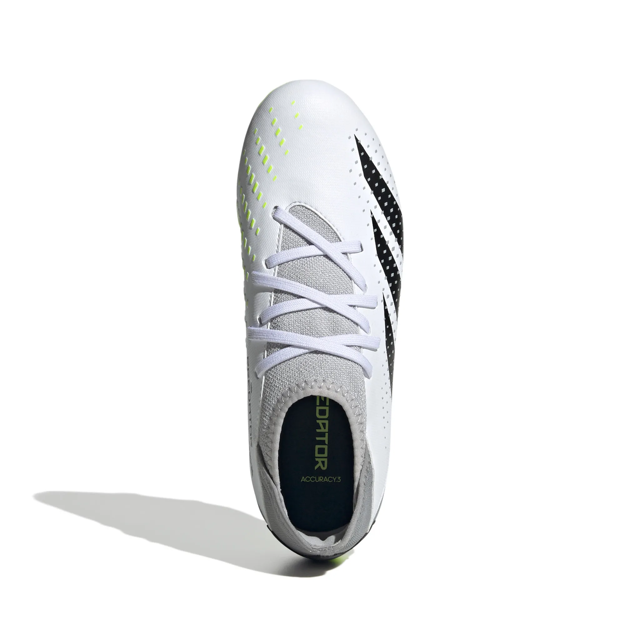 Adidas Predator Accuracy.3 FG Jr (White/Lime)
