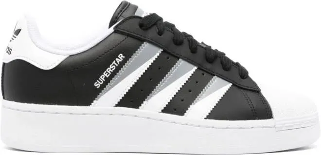 Adidas Superstar leather sneakers Black