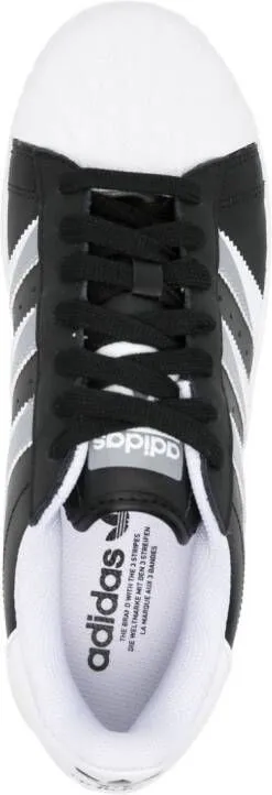 Adidas Superstar leather sneakers Black
