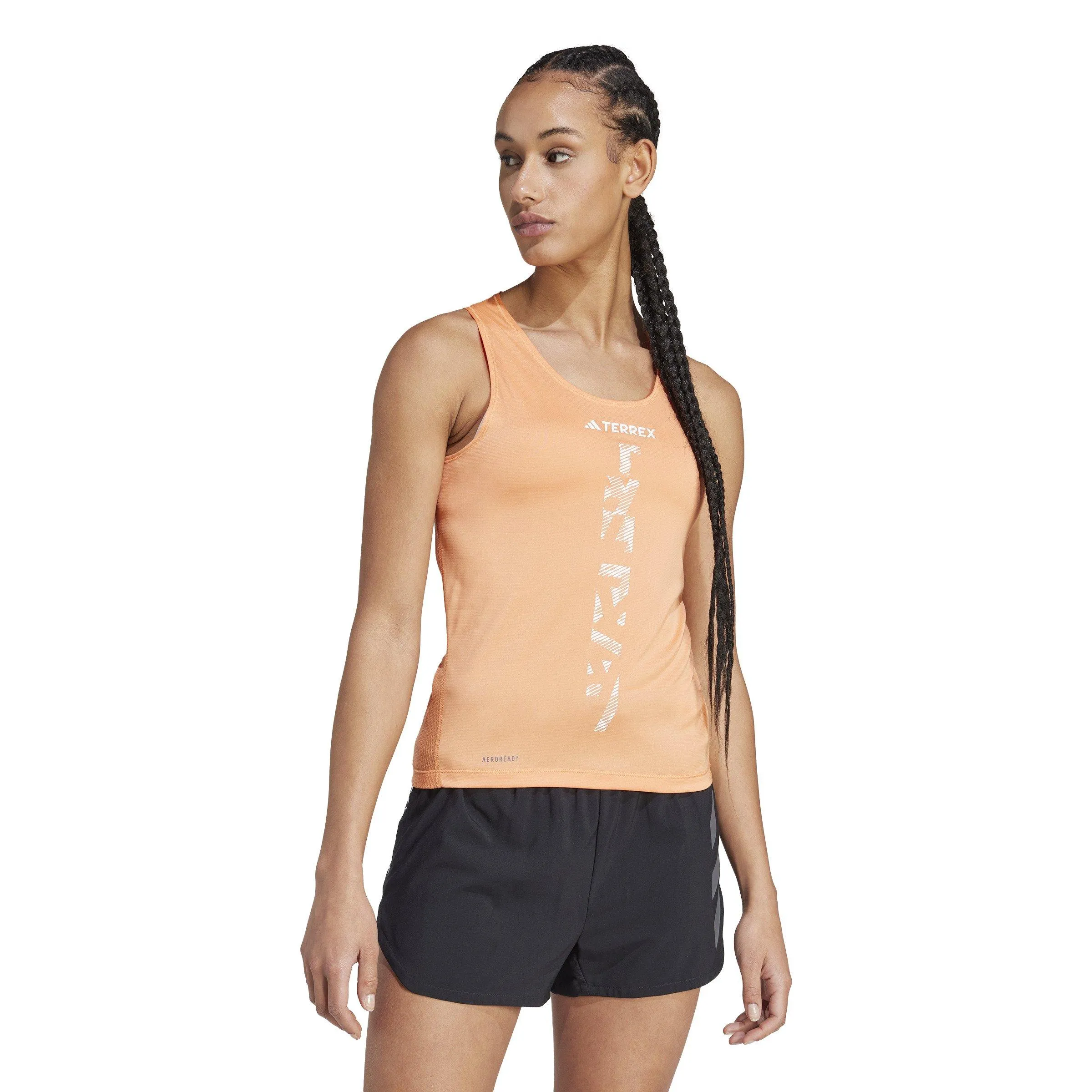 Adidas Terrex Women's Xperior Singlet - Orange | George Fisher