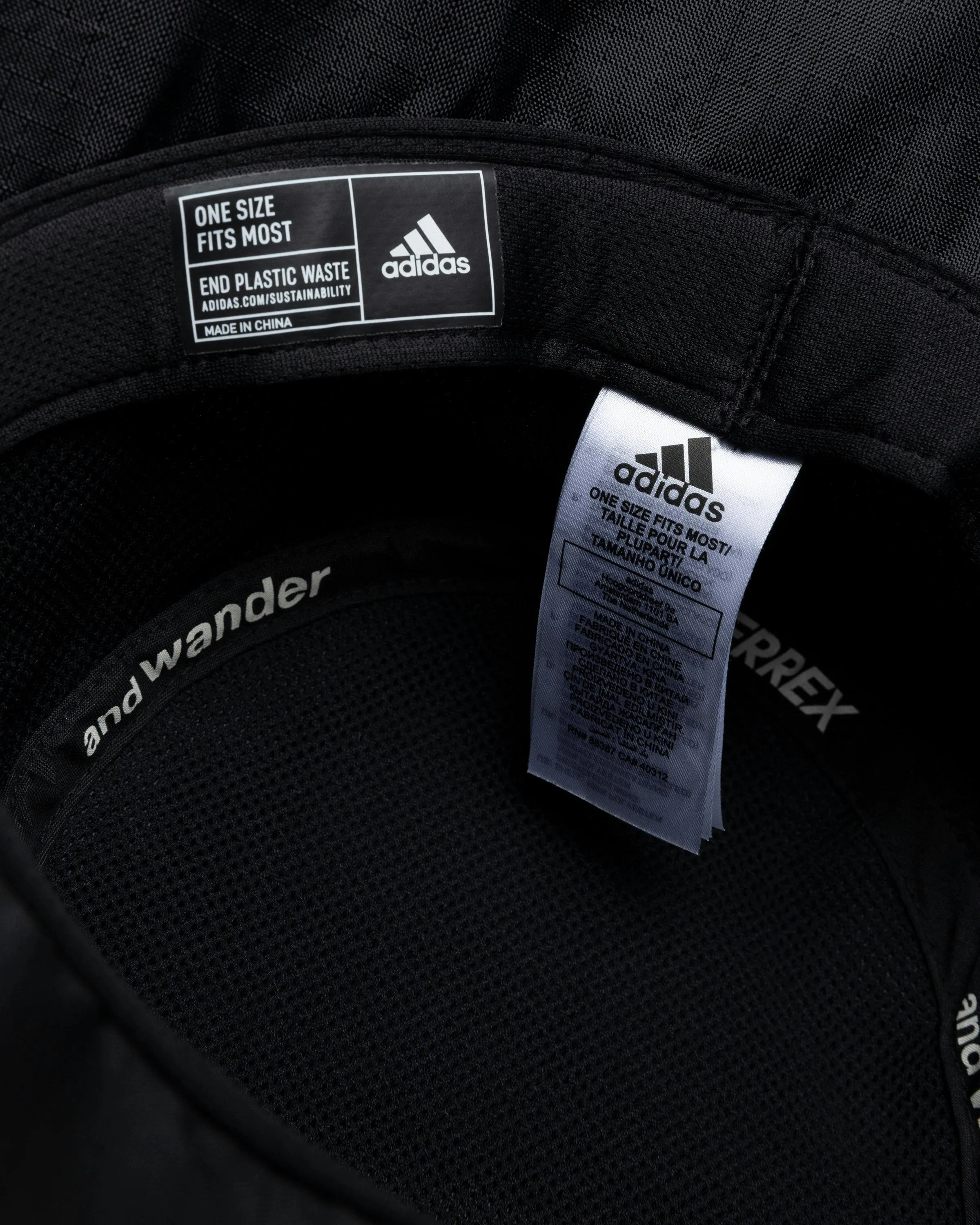 Adidas x And Wander – TERREX Winterized Bucket Hat Black | Highsnobiety Shop