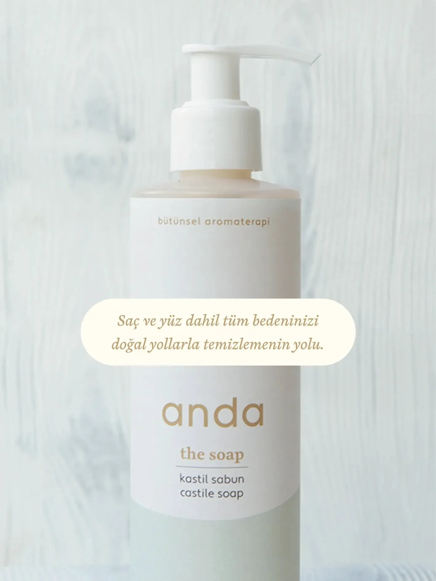 ANDA The Soap - Cilt Temizleyici Kastil Sabun