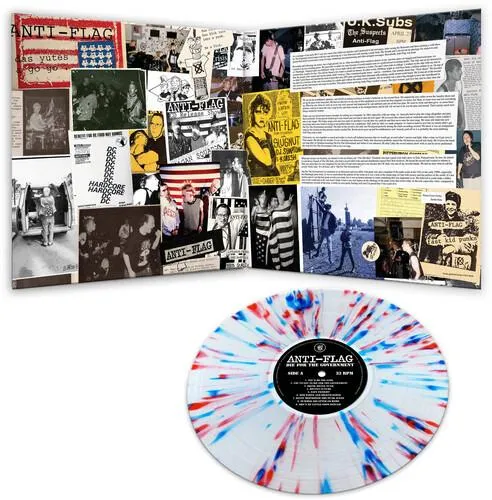 ANTI FLAG 'DIE FOR THE GOVERNMENT' LP (Red/White/Blue Splatter Vinyl)