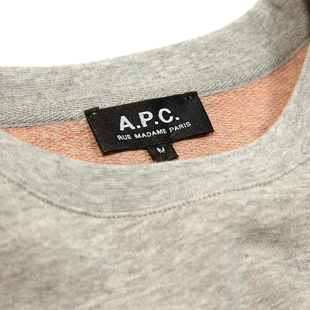 A.P.C Baseball SweatGrey Marl
