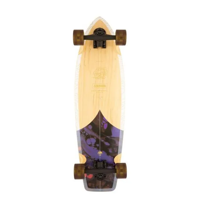 Arbor Groundswell Rally Cruiser Factory Complete Skateboard Multi 30.5