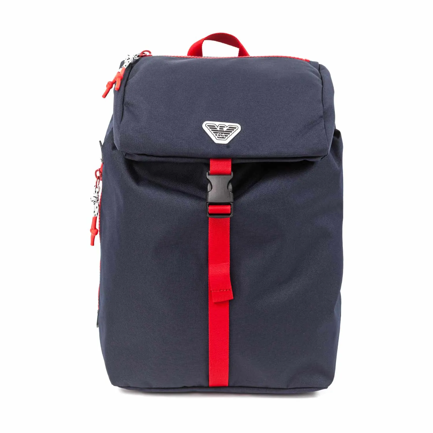 Armani Junior Blue Logo Backpack For Boy