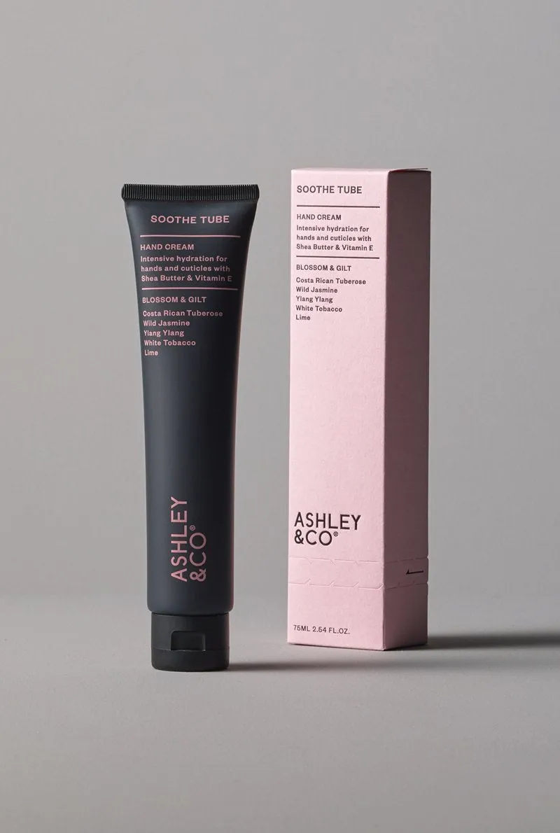 Ashley + Co Hand Cream Soothe Tube Blossom & Gilt