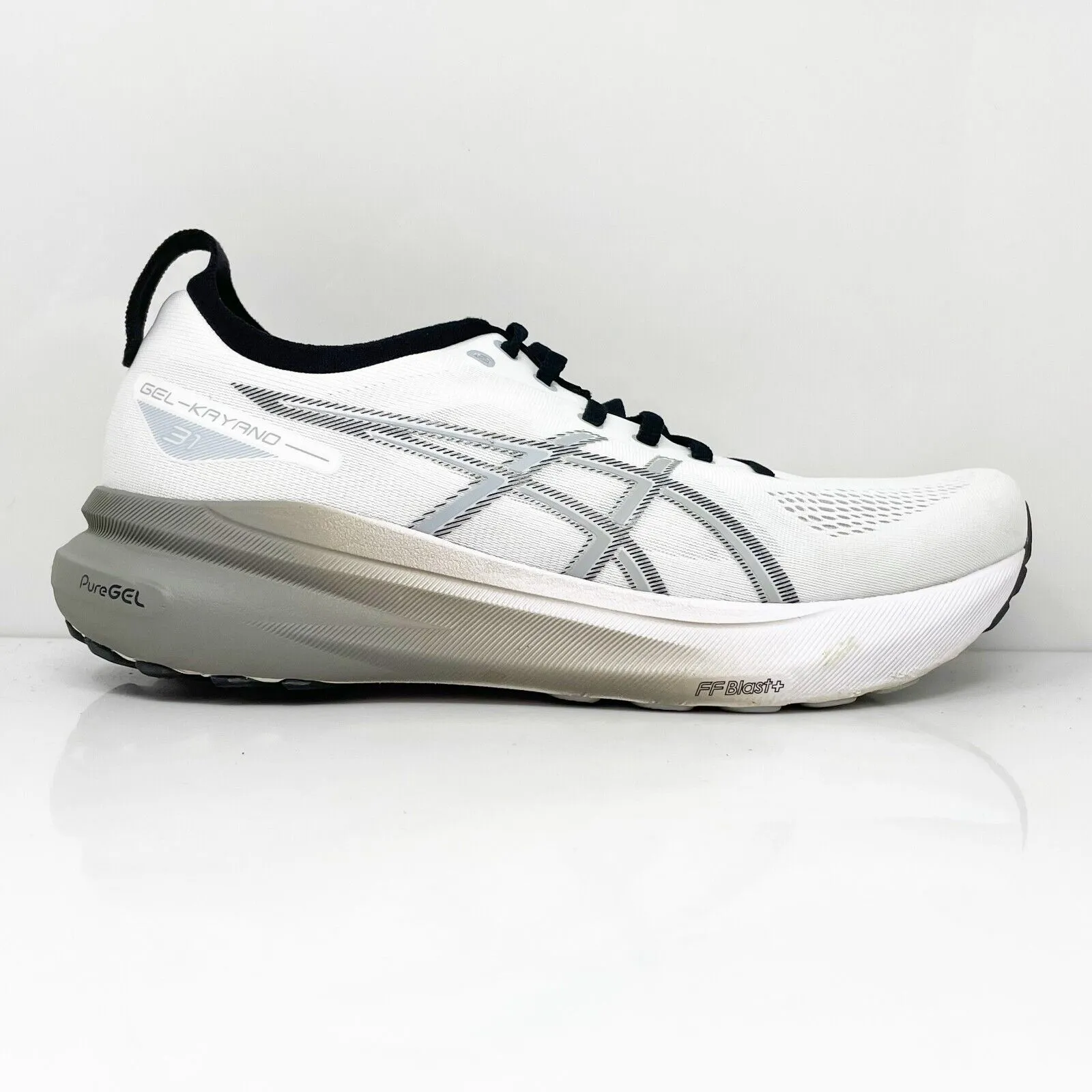 Asics Mens Gel Kayano 31 1011C005 White Running Shoes Sneakers Size 10