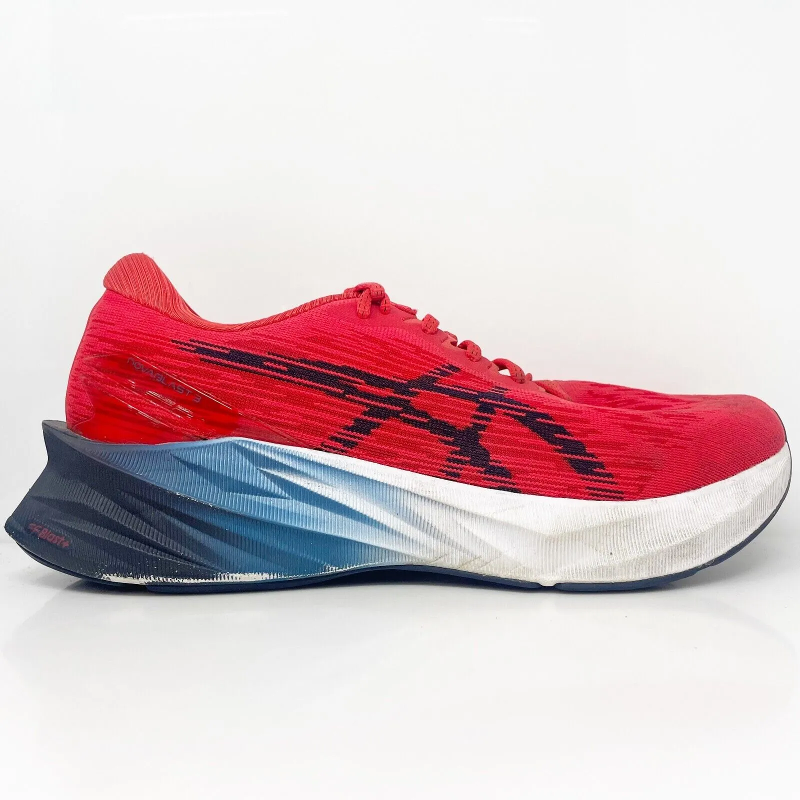 Asics Mens Novablast 3 1011B458 Red Running Shoes Sneakers Size 10.5