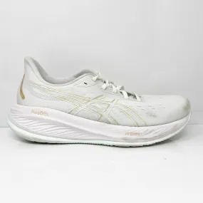 Asics Womens Gel Cumulus 26 1012B599 White Running Shoes Sneakers Size 11