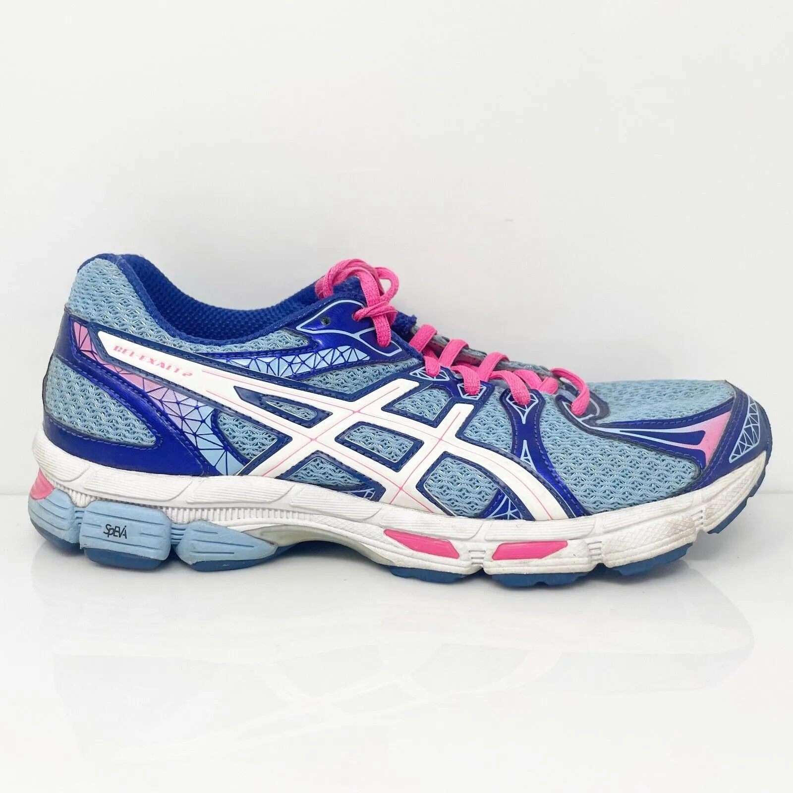 Asics Womens Gel Exalt 2 T4B6N Blue Running Shoes Sneakers Size 9