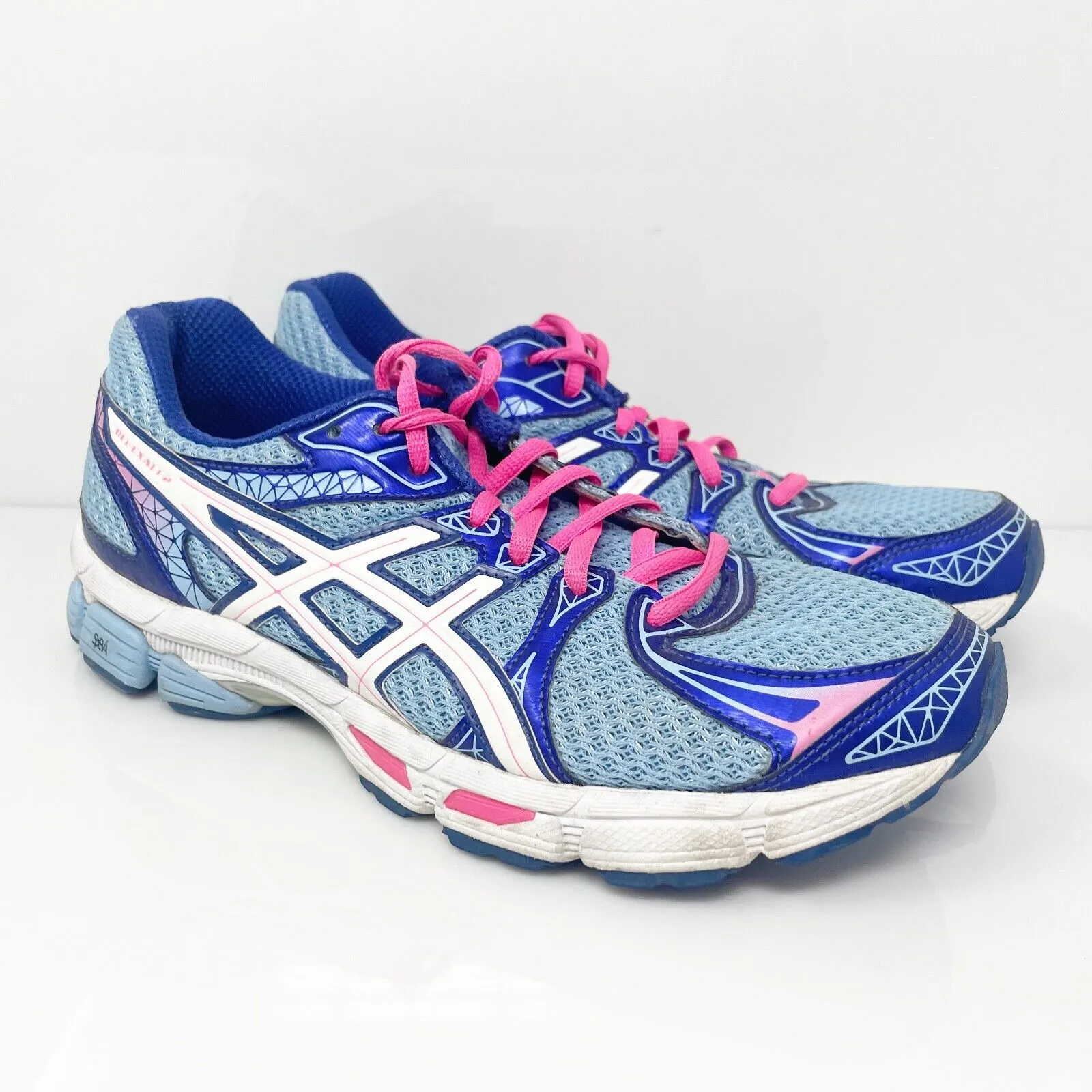 Asics Womens Gel Exalt 2 T4B6N Blue Running Shoes Sneakers Size 9