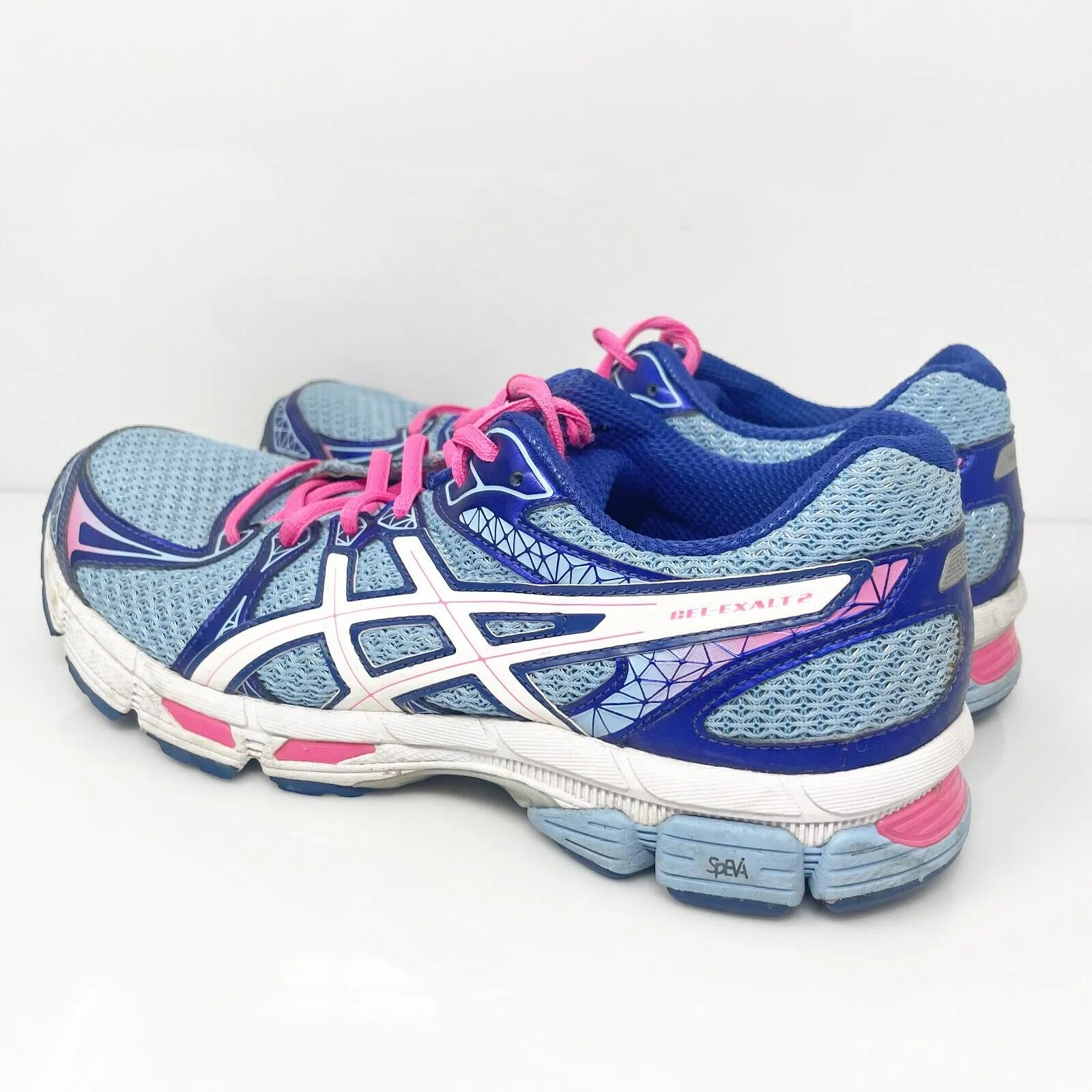 Asics Womens Gel Exalt 2 T4B6N Blue Running Shoes Sneakers Size 9