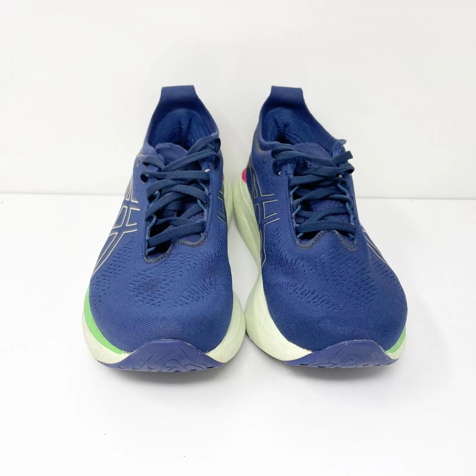 Asics Womens Gel Nimbus 25 1012B356 Blue Running Shoes Sneakers Size 8