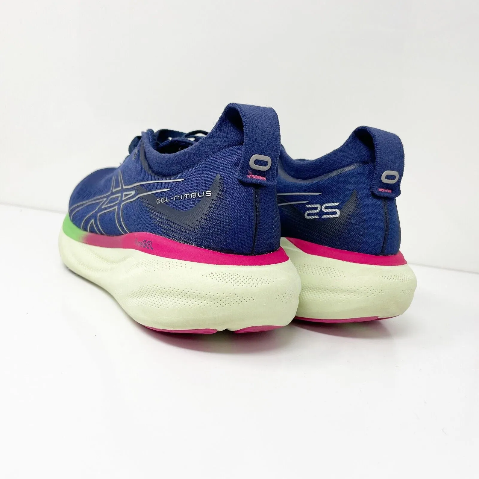 Asics Womens Gel Nimbus 25 1012B356 Blue Running Shoes Sneakers Size 8
