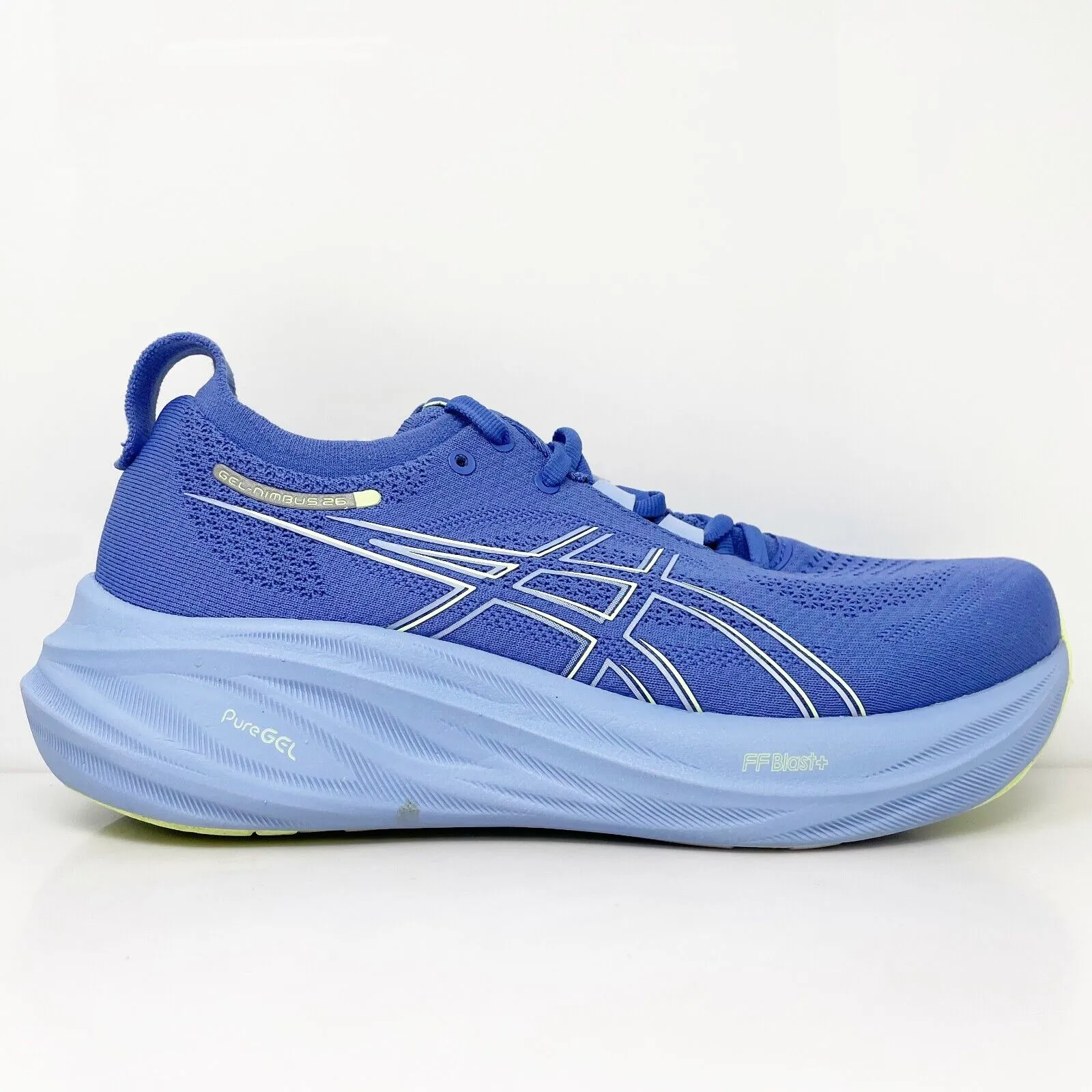 Asics Womens Gel Nimbus 26 1012B601 Blue Running Shoes Sneakers Size 9