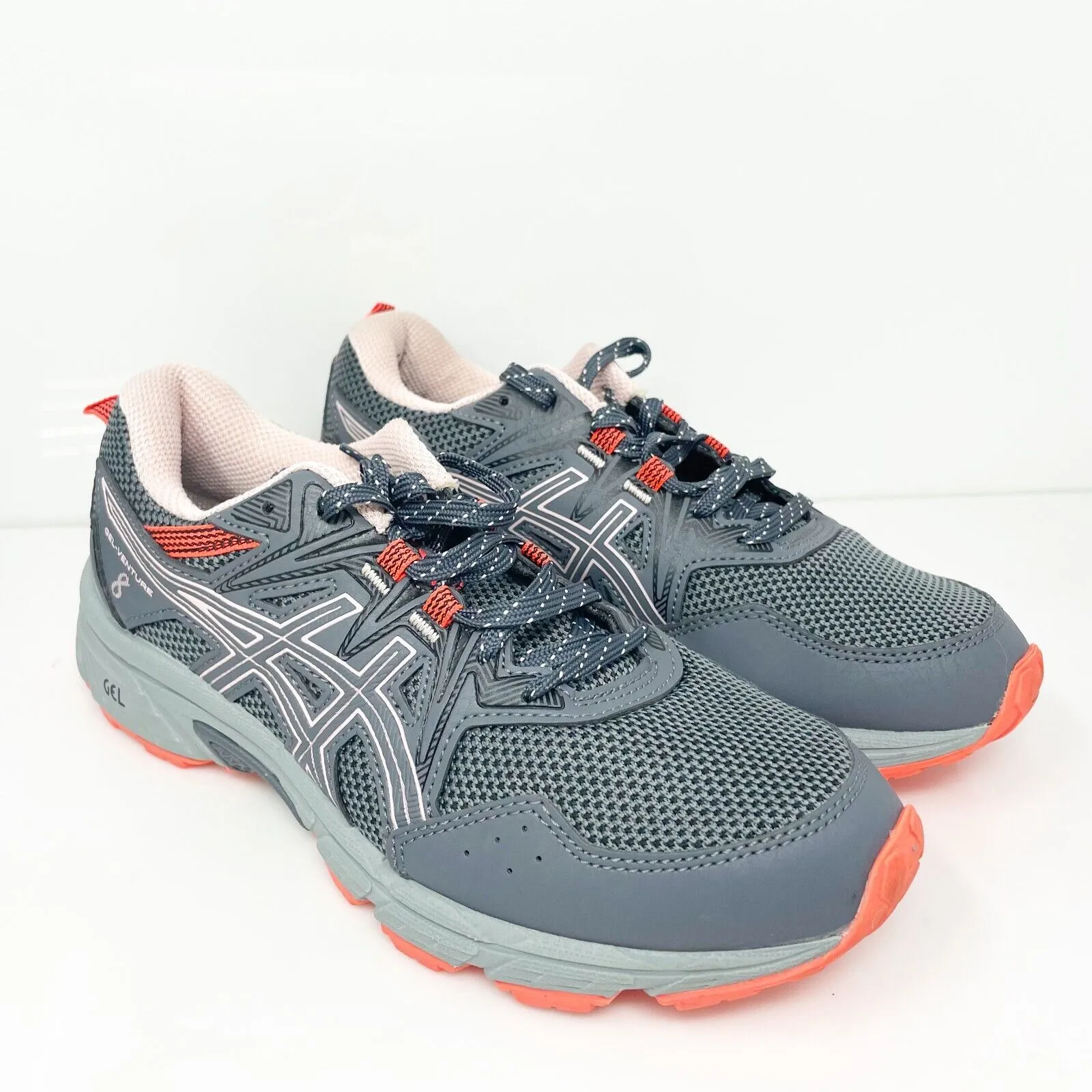 Asics Womens Gel Venture 8 1012A708 Gray Running Shoes Sneakers Size 8