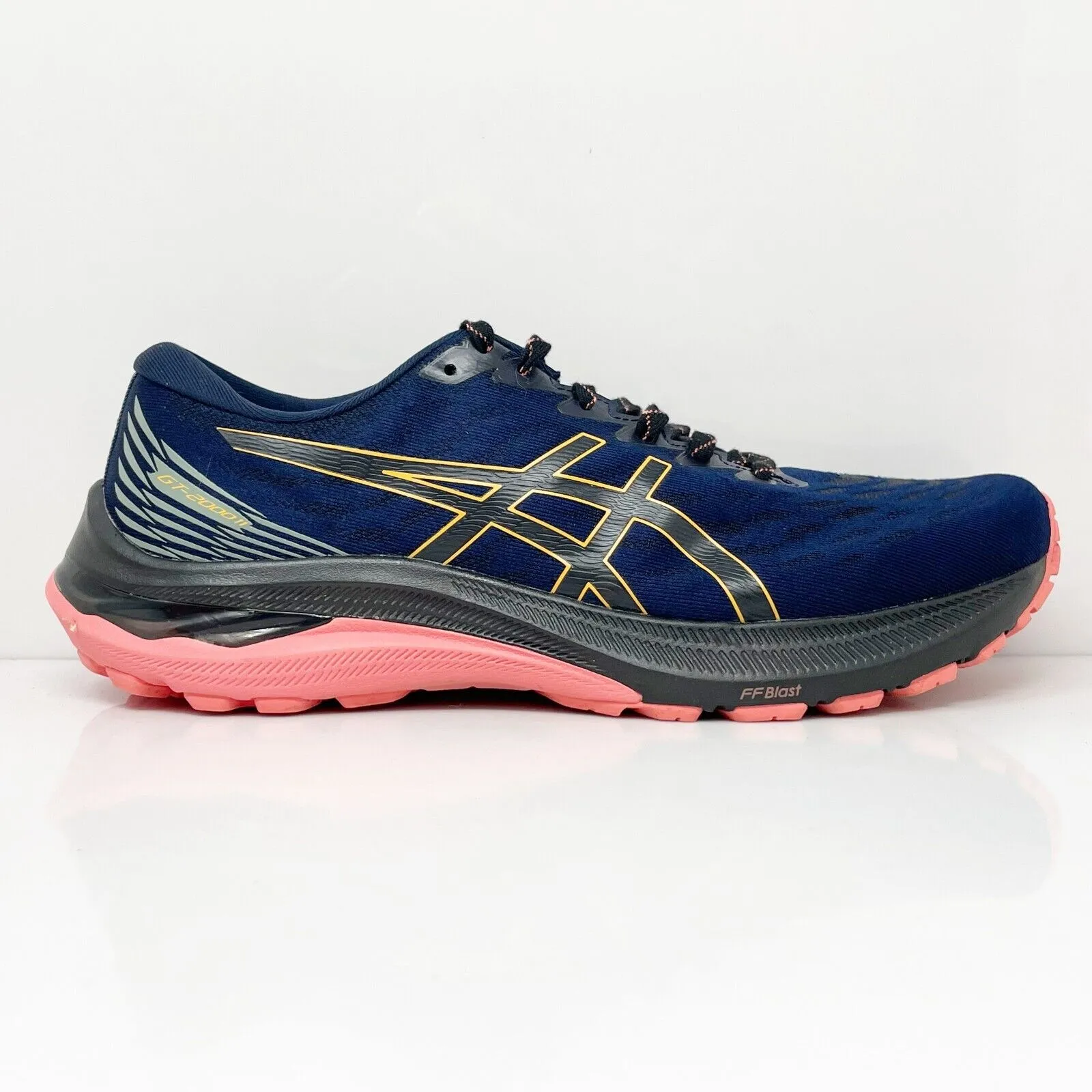 Asics Womens GT 2000 11 1012B532 Blue Running Shoes Sneakers Size 10.5 W