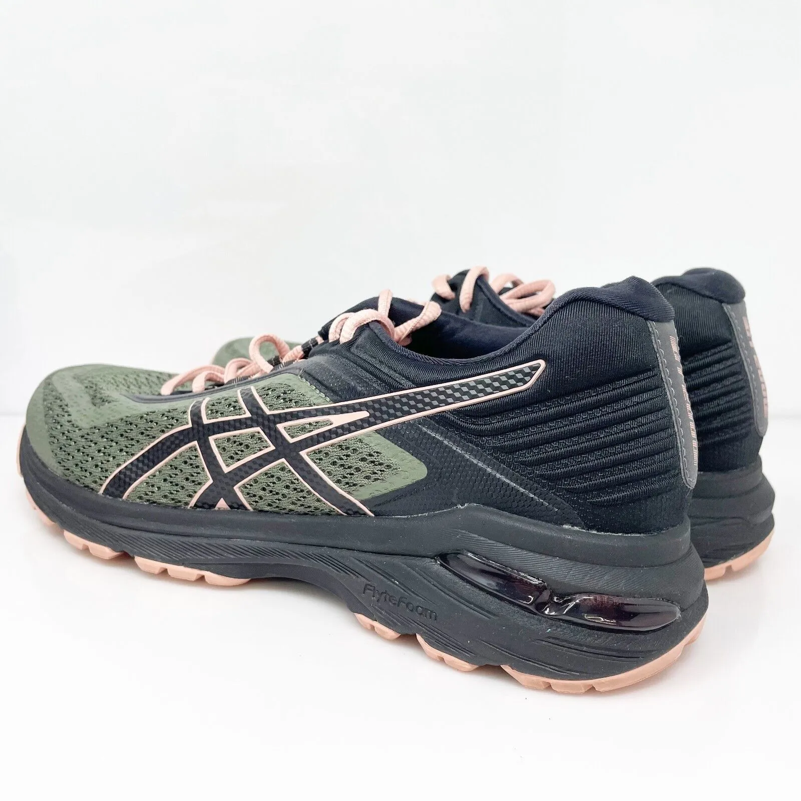 Asics Womens GT 2000 6 T8A7N Green Running Shoes Sneakers Size 10