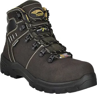 Avenger Women's 6 Foundation Brown Carbon Toe Met Guard EH PR Waterproof Work Boot