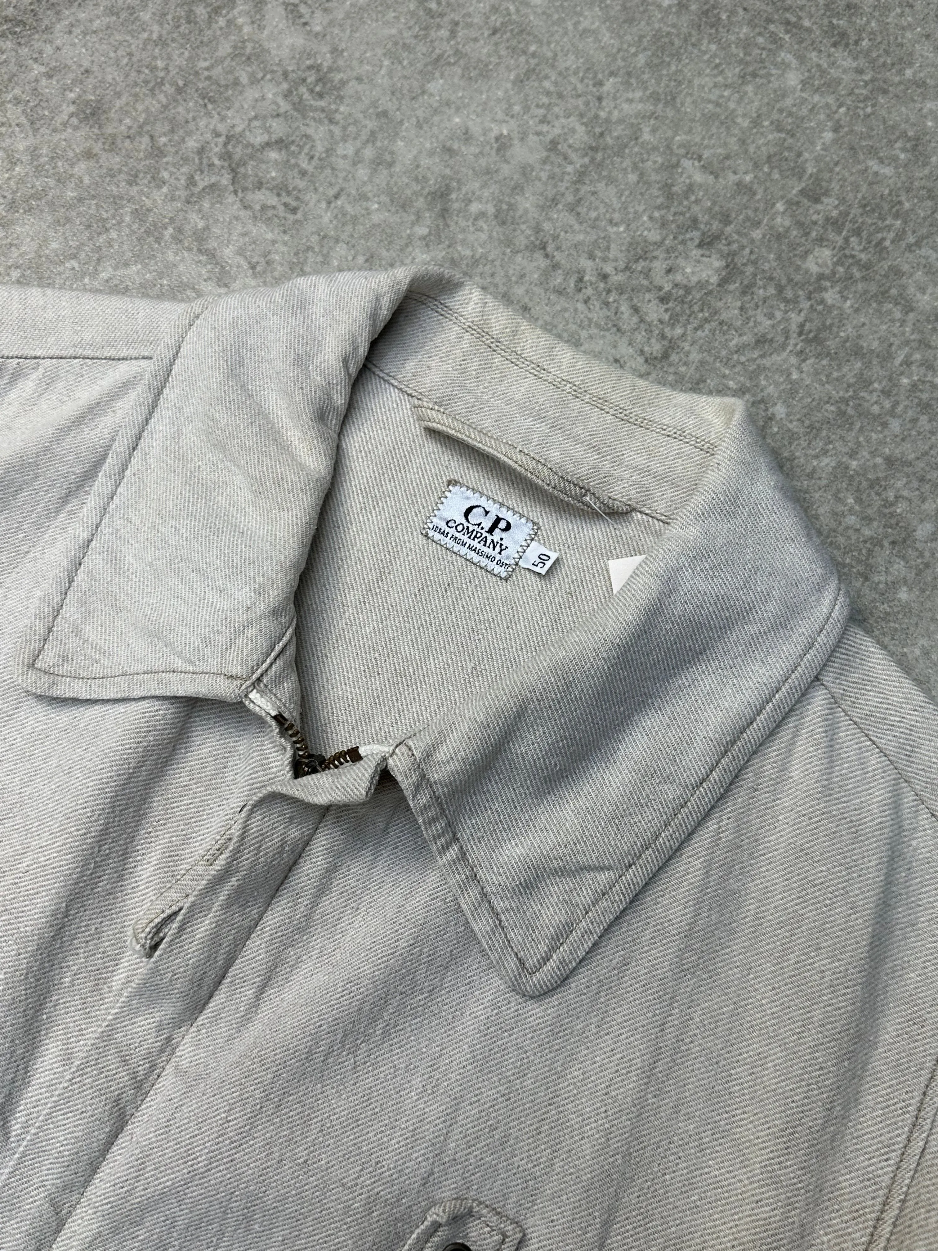 A/W 1984 C.P. Company Linen Blended Pocket Detail Work Jacket