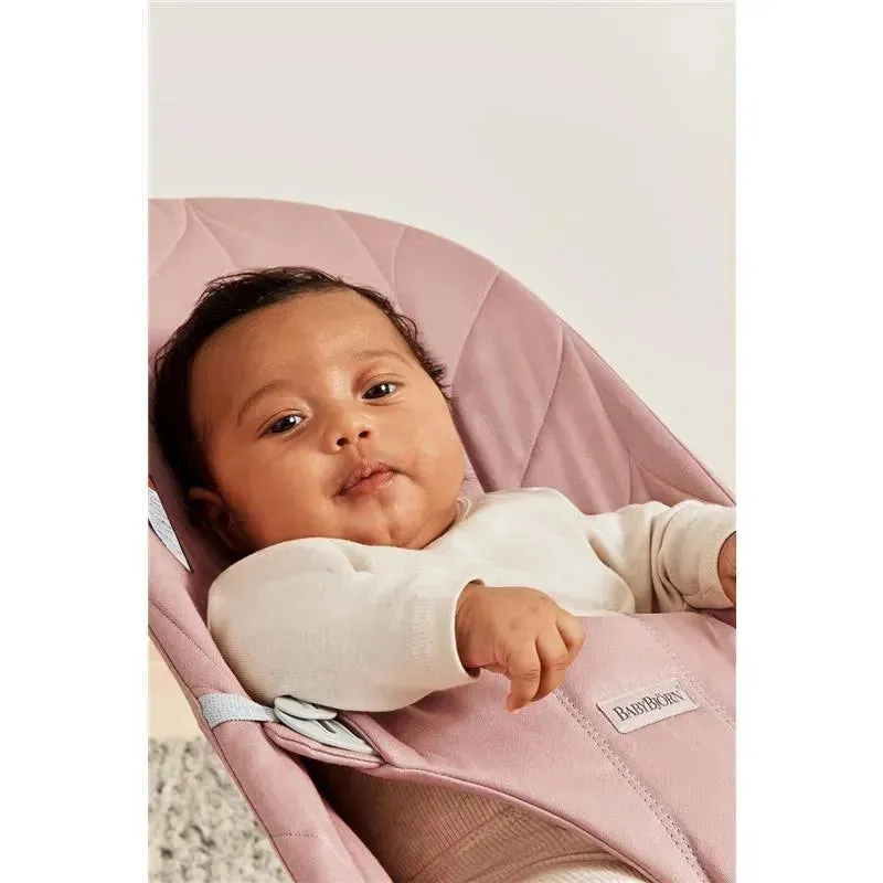Babybjorn - Bouncer Bliss, Woven, Petal Quilt, Dusty Pink