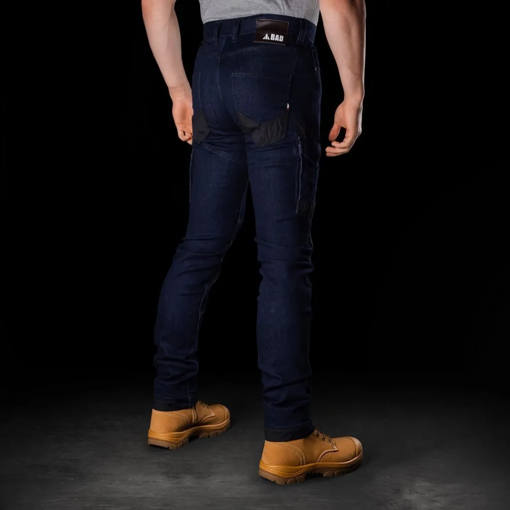 BAD ATTITUDE SLIM FIT DENIM WORK JEANS