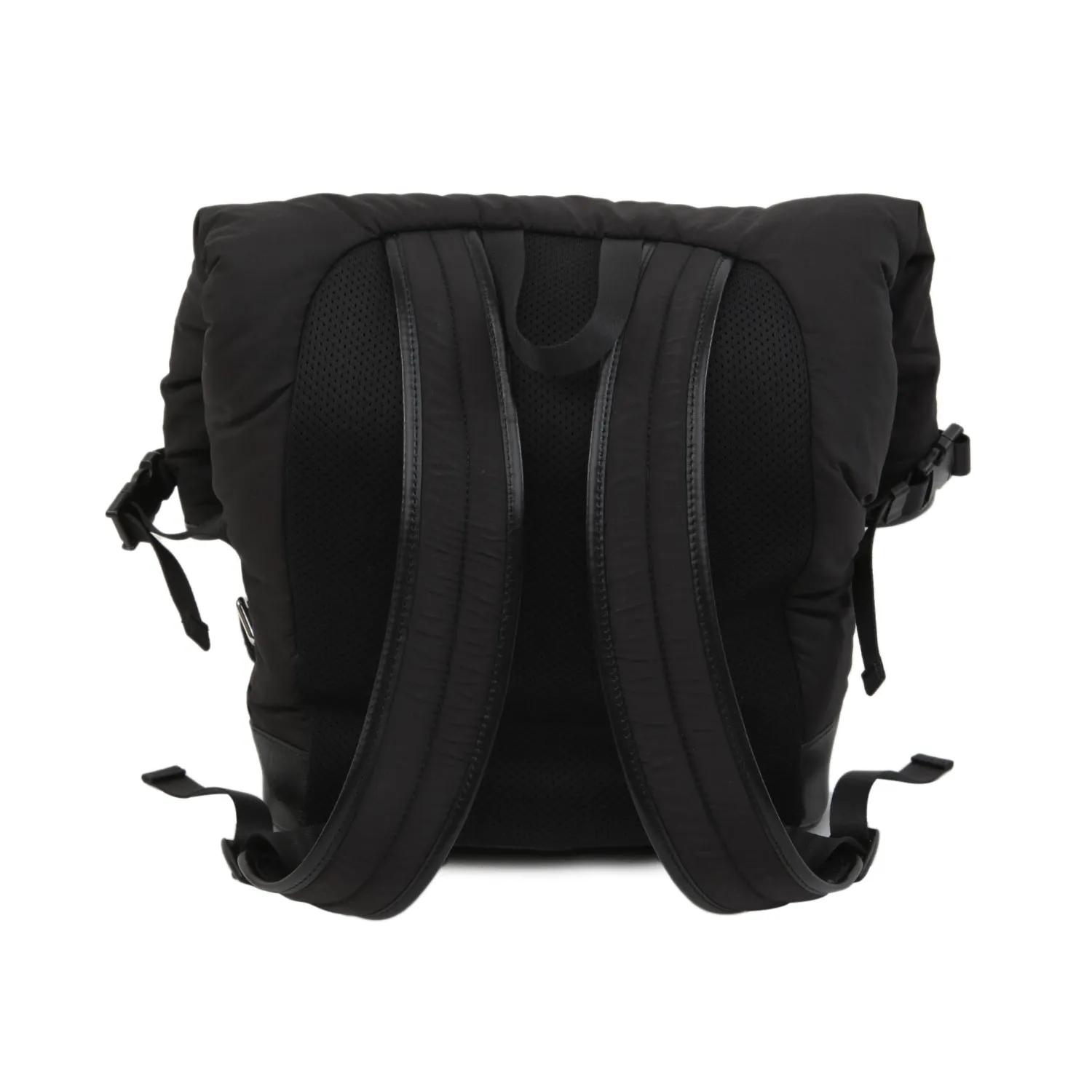 Balmain Black Backpack With Logos For Girls And Teenagers