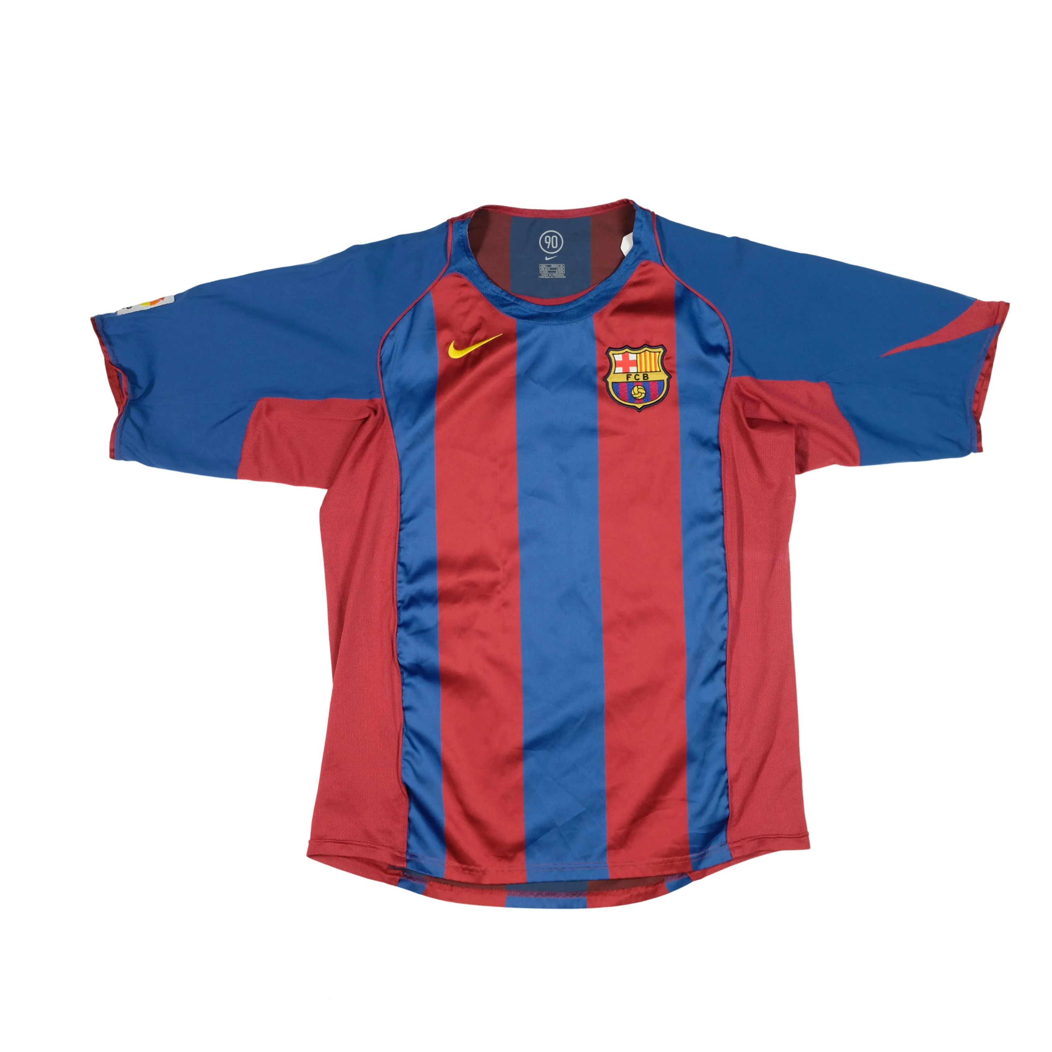 Barcelona Ronaldinho 10 Original 2004/2005 Home Football Shirt Large